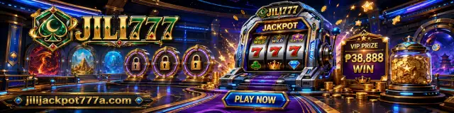Gold reel scene marking the JILI777 Slot entrance